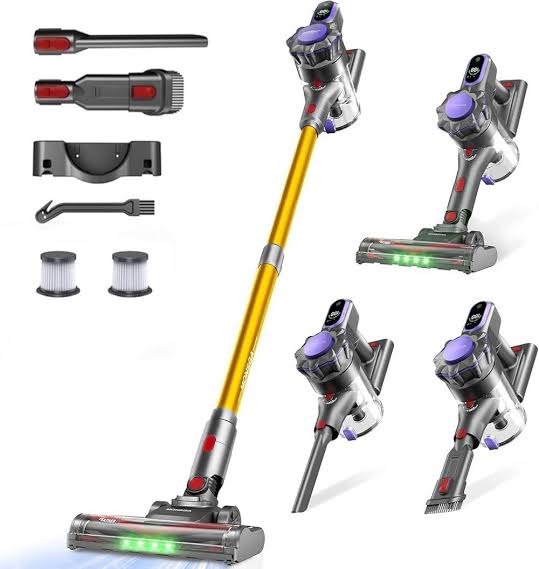 AlloyMove Cordless Vacuum Cleaner, 45kPa, Anti-Tangle (Purple)