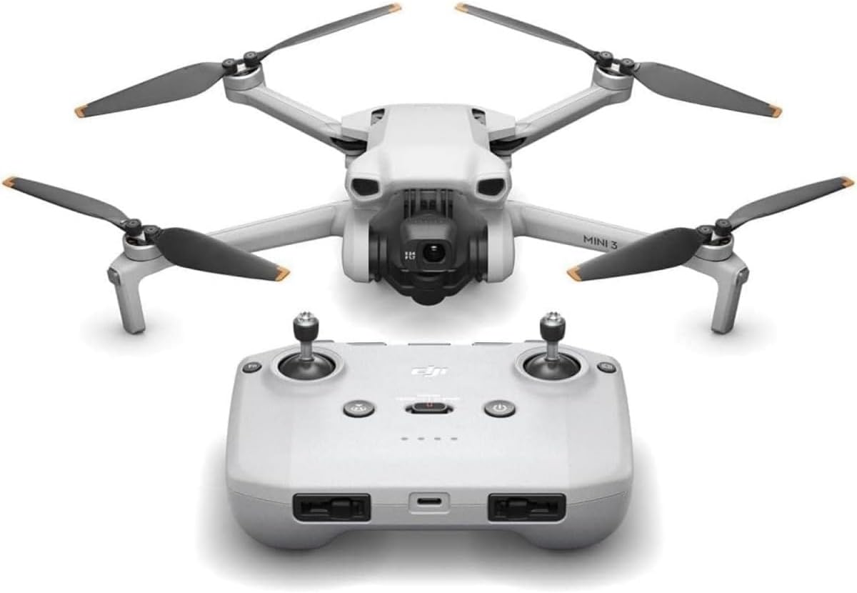 DJI Mini 3 — Lightweight 3x Mechanical Gimbal Mini Camera Drone with 4K HDR Video