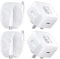 DiHines 40W USB-C Fast Charger and Cable, 2 Pack