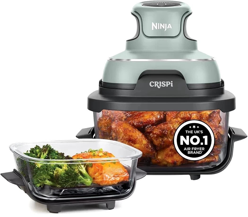 Ninja CRISPi 4-in-1 Portable Glass Air Fryer, 3.8L