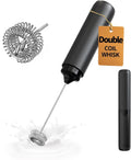 CIRCLE JOY Rechargeable Handheld Electric Milk Frother