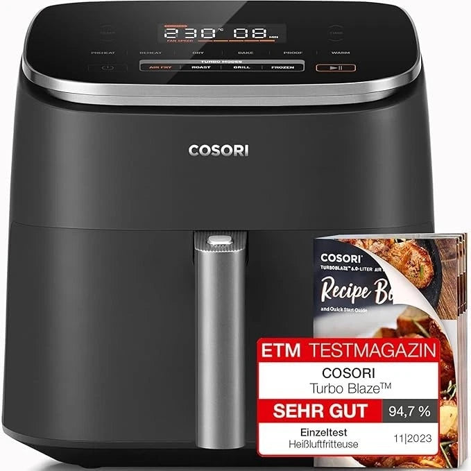 Cosori 9-in-1 TurboBlaze Air Fryer, 6 Qt