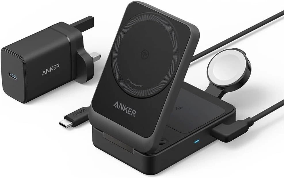Anker 3-in-1 MagGo Charging Station, for iPhone, AirPods & Apple Watch