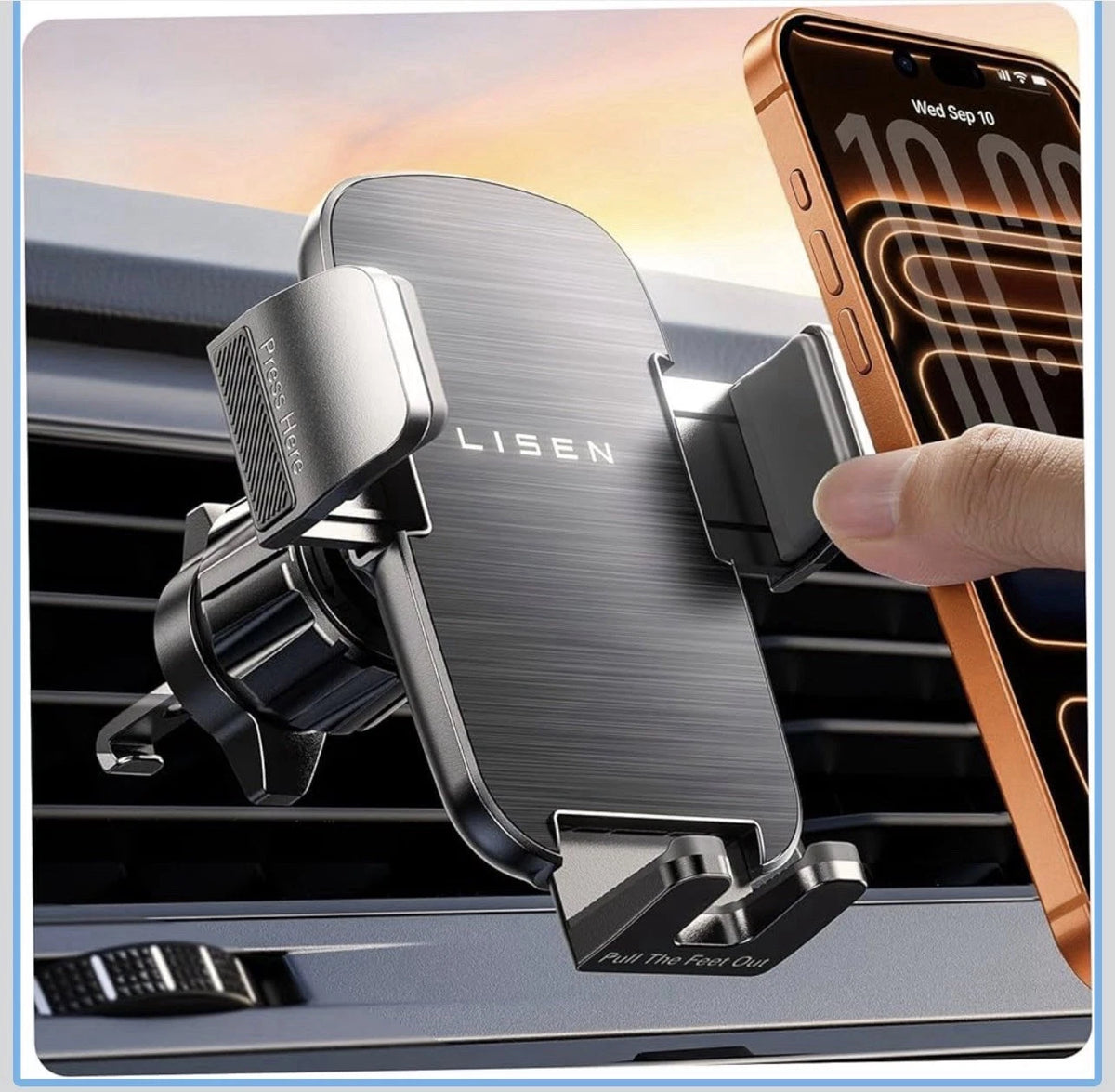 LISEN Car Phone Holder, Air Vent Mount
